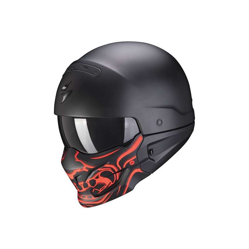 SCORPION EXO-COMBAT EVO SAMURAI Noir mat-Rouge