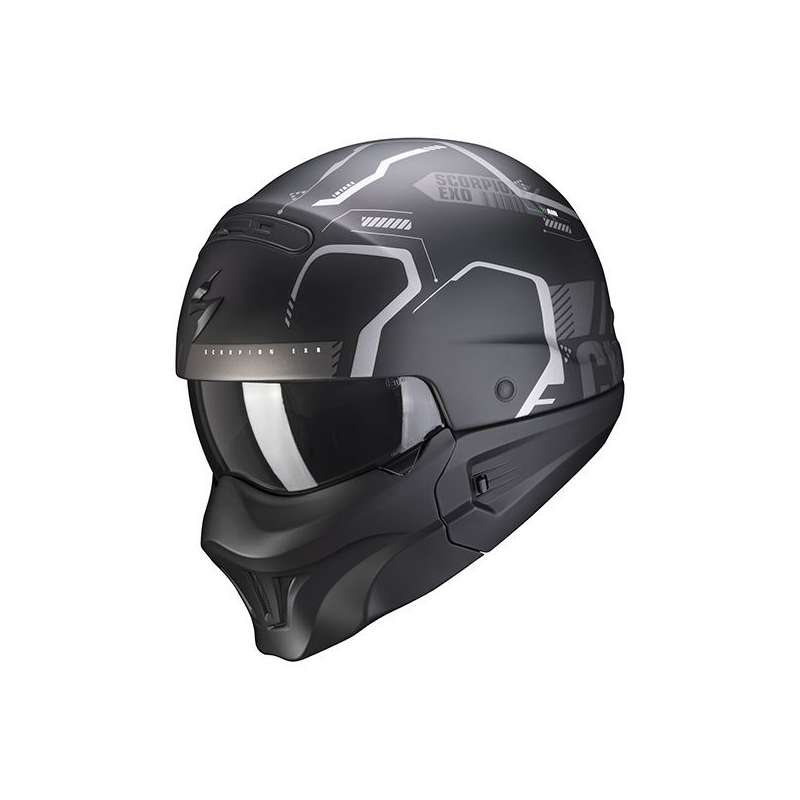 SCORPION EXO-COMBAT EVO RAM Noir Mat-Argent