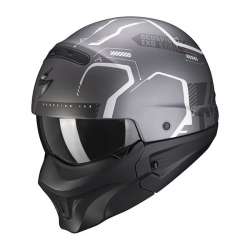 SCORPION EXO-COMBAT EVO RAM Gris Foncé mat-Argent