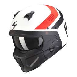 SCORPION COVERT-X T-RUST Blanc Mat-Rouge