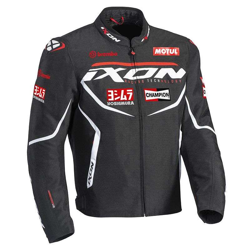 IXON MATRIX EVO Blouson Noir-Blanc-Rouge