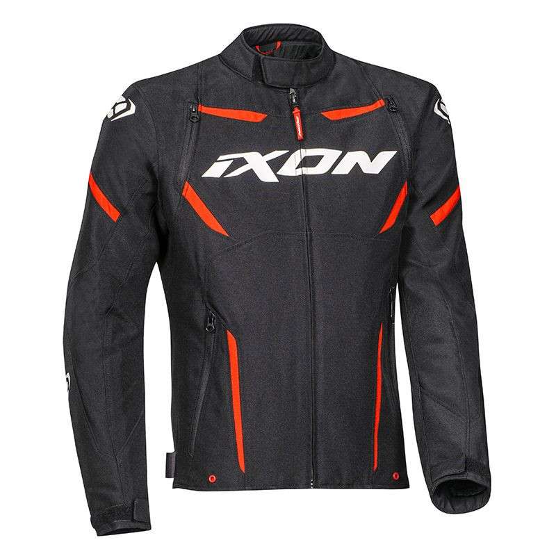 IXON STRIKER Veste Noir-Blanc-Rouge