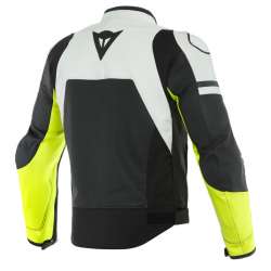 Veste Dainese AGILE noir mat-blanc-jaune fluo