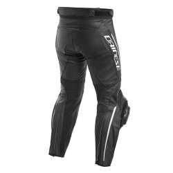 Pantalon cuir Dainese DELTA 3  noir-noir-blanc