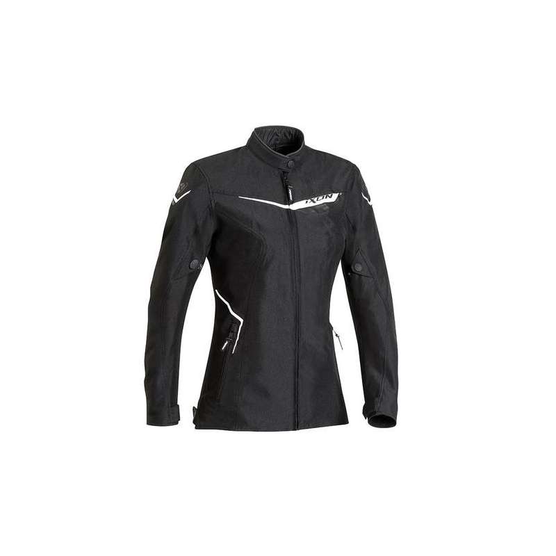 IXON SLASH LADY Veste Textile Noir-Blanc