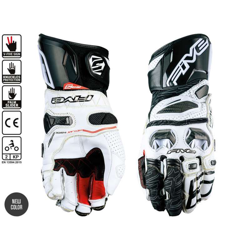 Five Handschuhe RFX Race weiss / schwarz | Dein Stil auf Motogoodeal