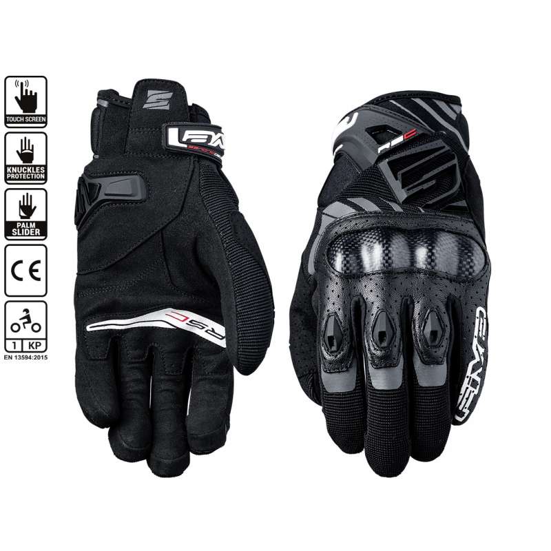 Five Handschuhe RS-C schwarz | Dein Stil auf Motogoodeal