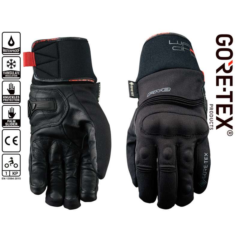 Five Handschuhe WFX City Short GTX schwarz | Dein Stil auf Motogoodeal