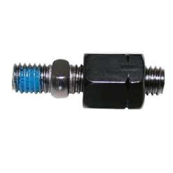 Adaptateur de rétroviseur M8 Filetage à gauche M8, noir