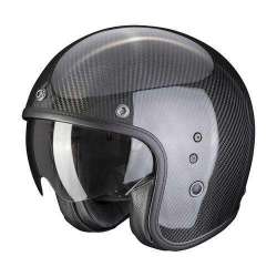 Casque jet Scorpion BELFAST CARBON UNI Carbon Matt Black