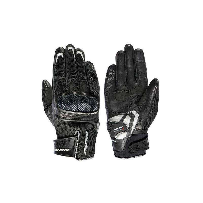 XON RS RISE AIR LADY Handschuh Sommer Schwarz-Silber