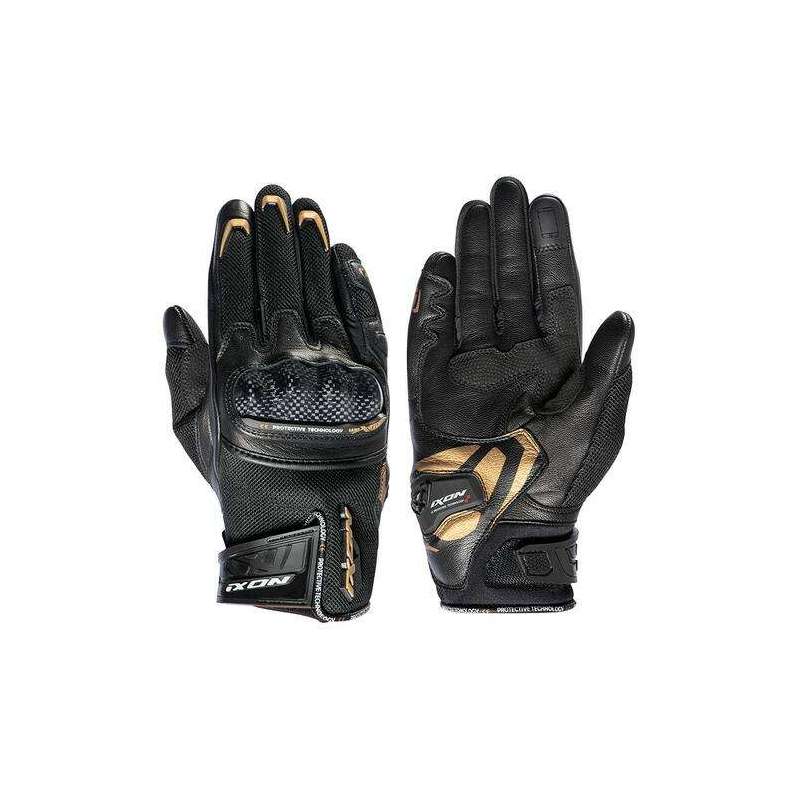 IXON RS RISE AIR LADY Handschuh Sommer Schwarz-Gold