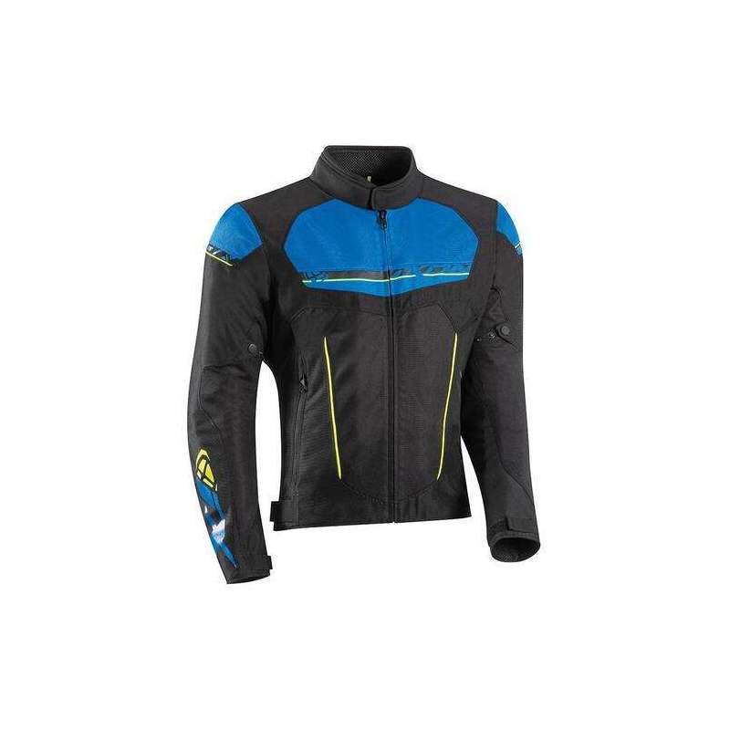 IXON T-REX Veste Noir-Bleu-Jaune