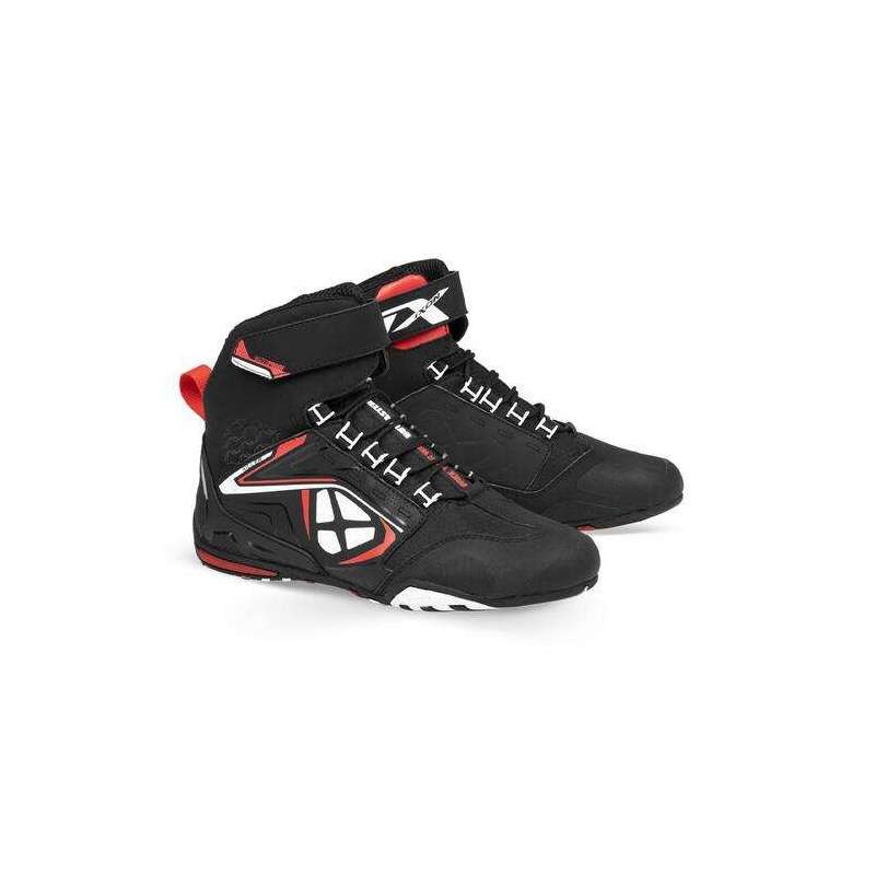 IXON KILLER WP Chaussure Noir-Blanc-Rouge