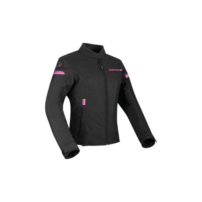 BERING JACKE RIVA DAMEN SCHWARZ  FUCHSIA