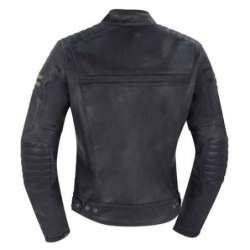 SEGURA LEDERJACKE STRIPE CRYSTAL DAMEN  SCHWARZ