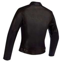 SEGURA VESTE CUIR DEVON DAMES  NOIR  BORDEAUX