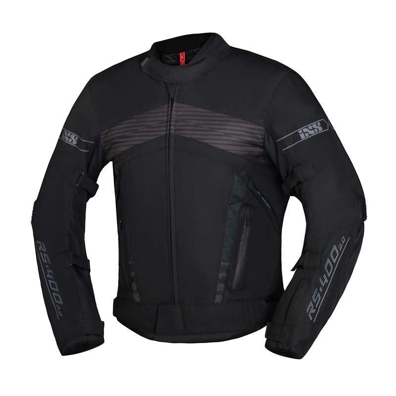 IXS Veste Sport RS-400 ST 2.0 noir-orange-blanc