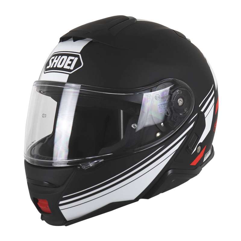 Casque modulable Shoei Neotec 2 Separator TC-5 noir mat-blanc-rouge