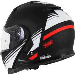 Klapphelm Neotec II Separator TC-5 schwarz matt-weiss-rot