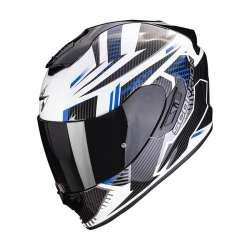 SCORPION EXO-1400 EVO SHELL Air Blanc-Bleu
