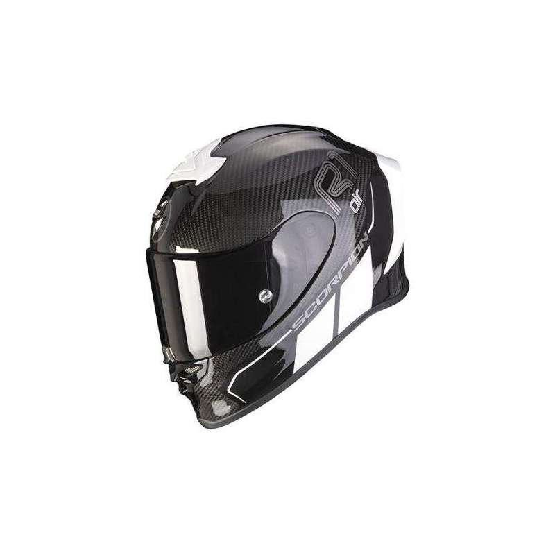 Casque Intégral SCORPION EXO-R1 EVO CARBONE CORPUS II Air -Noir-Blanc