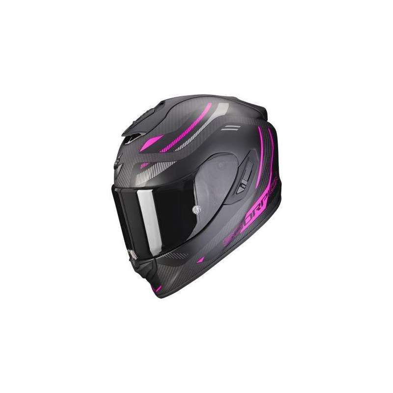 Casque Intégral SCORPION EXO-1400 EVO CARBONE KYDRA Air -Noir mat-Rose