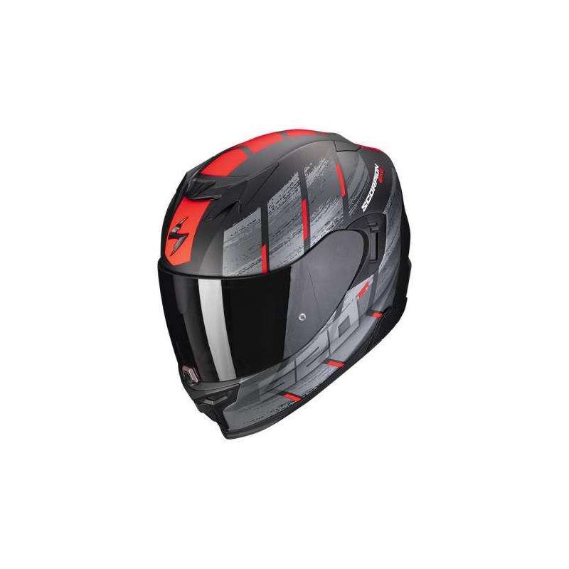 Casque Intégral SCORPION EXO-520 EVO MAHA Air -Noir Mat-Rouge