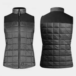 Gilet Chauffant RACER DISTRICT Woman 2 Noir-chez Motogoodeal