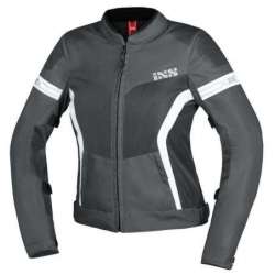 Veste iXS Sport Trigonis-Air gris foncé-gris-blanc  Dames
