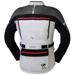 Veste iXS Tour Montevideo-ST 3.0 gris clair-gris foncé-noir