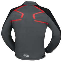 Veste iXS Sport Moto Dynamic gris-noir-rouge
