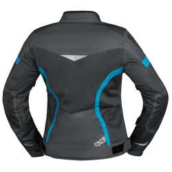 Veste iXS Sport Trigonis-Air gris foncé-gris-turquoise  Dames