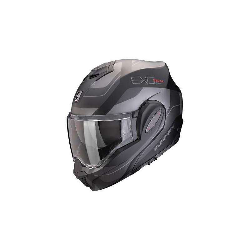 Casque SCORPION EXO-TECH EVO PRO COMMUTA Noir mat-Argent