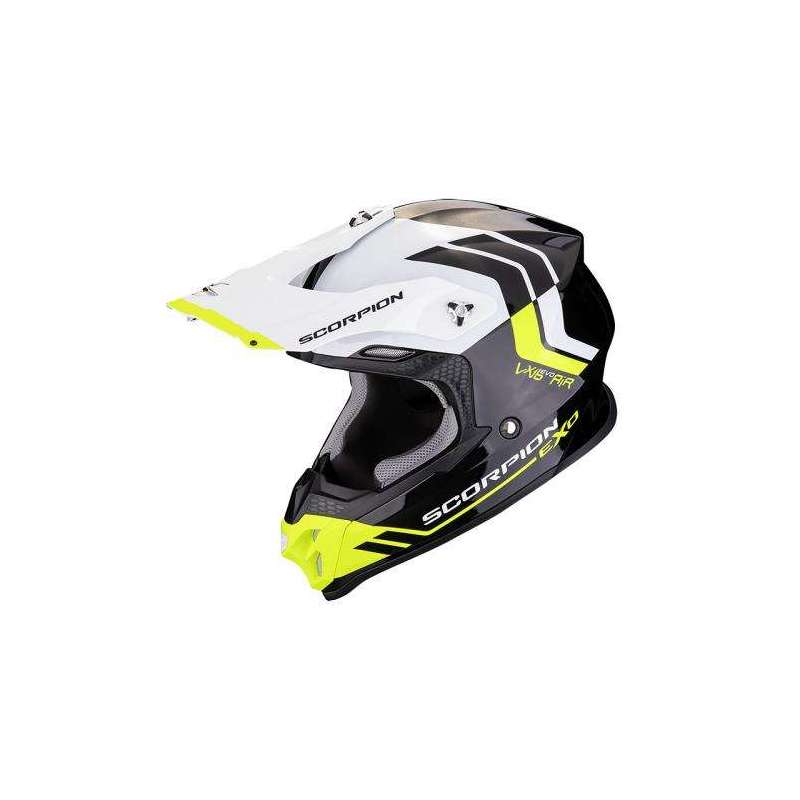 Casque SCORPION VX-16 EVO AIR FUSION Noir-Jaune Fluo