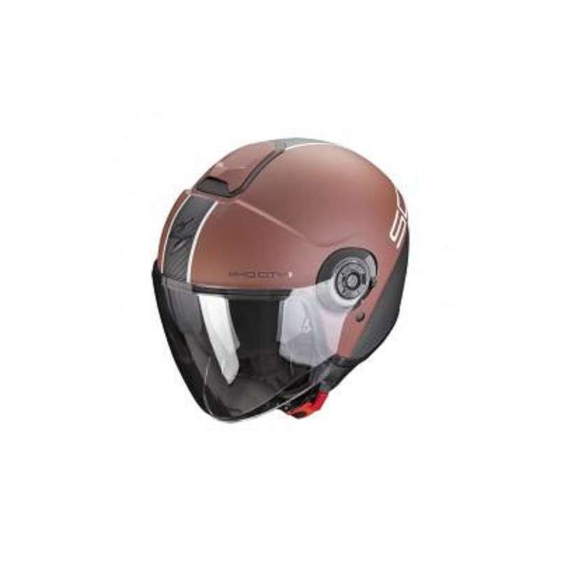 Casque SCORPION EXO-CITY II CARBO Brun Mat-Noir