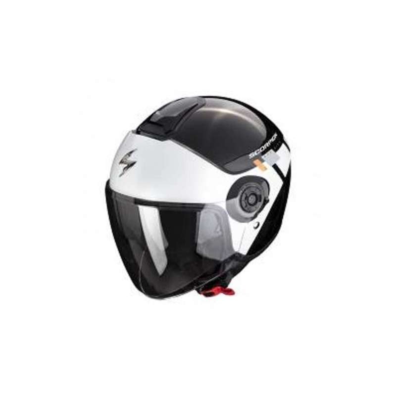 Casque SCORPION EXO-CITY II MALL Noir Métal-Blanc-Gris