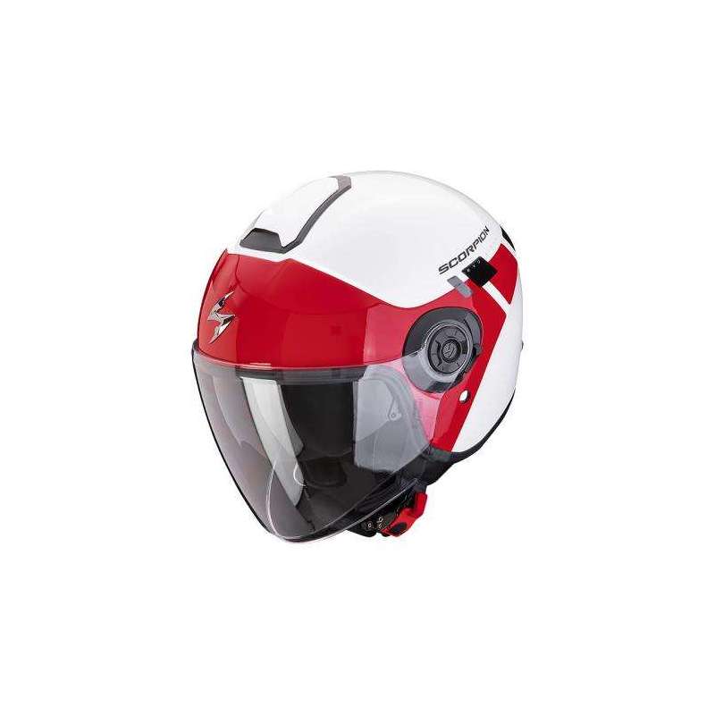 Casque SCORPION EXO-CITY II MALL Blanc-Rouge