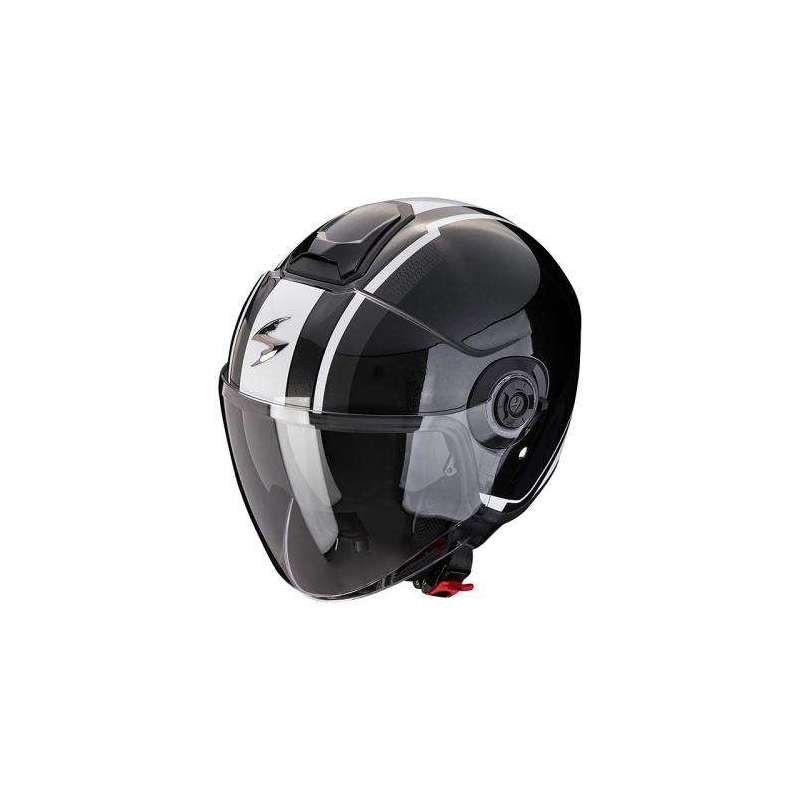 Casque SCORPION EXO-CITY II VEL Noir métal-Blanc