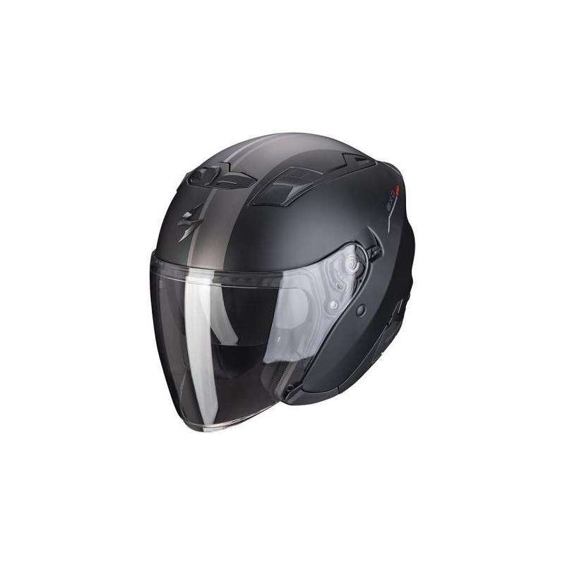 Casque SCORPION EXO-230 SR Noir Mat-Gris-Rouge
