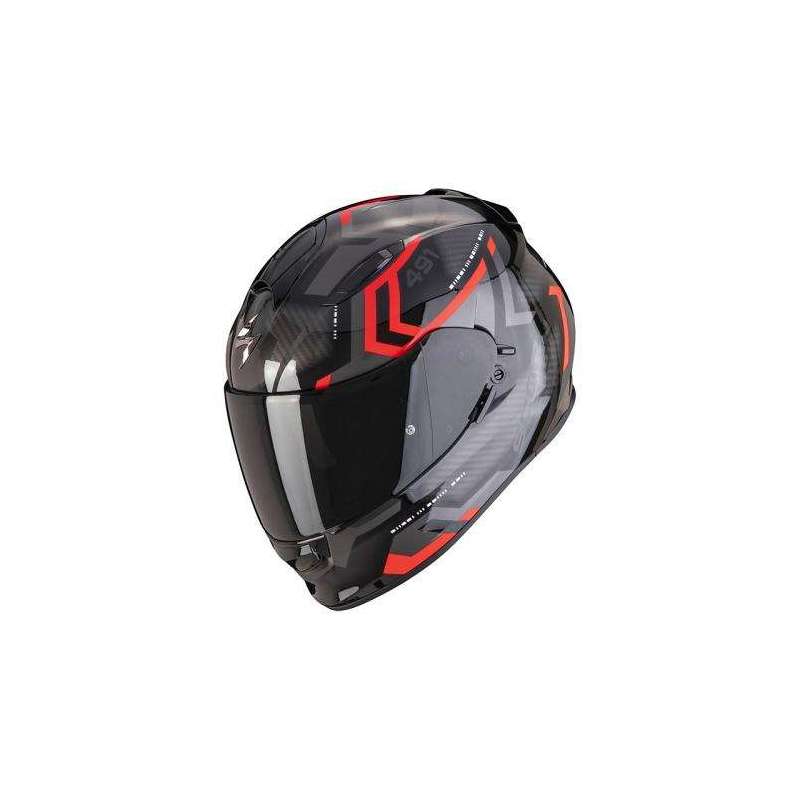 Casque SCORPION EXO-491 SPIN Noir-Rouge
