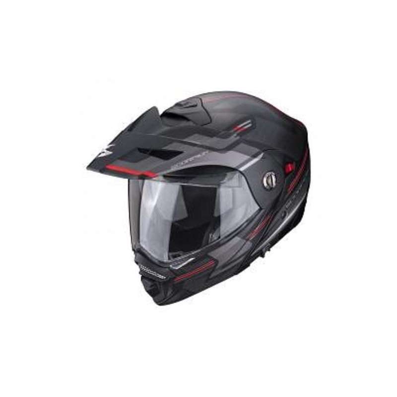 Casque SCORPION ADX-2 CARRERA Noir Mat-Rouge