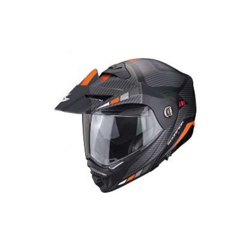 Casque SCORPION ADX-2 CAMINO Noir Mat-Gris-Orange