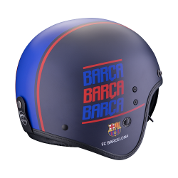 Casque SCORPION BELFAST EVO FC BARCELONA Bleu Mat