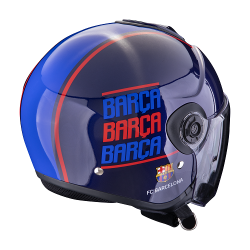 Casque SCORPION EXO-CITY II FC BARCELONA Bleu