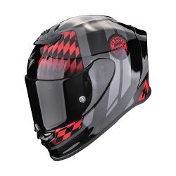 Casque SCORPION EXO-R1 EVO Air FC BAYERN Noir-Rouge
