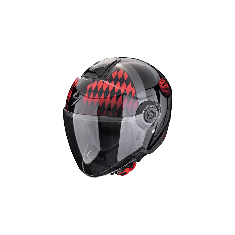 Casque SCORPION EXO-CITY II FC BAYERN Noir-Rouge