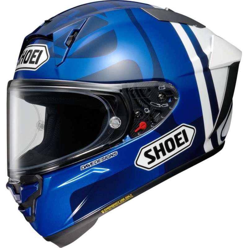 Casque intégral X-Spirit Pro AM73 bleu-noir-blanc