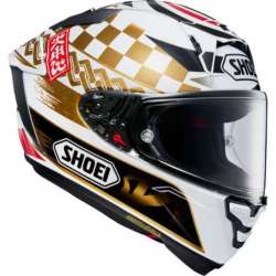 Casque intégral X-Spirit Pro Marquez Motegi 4 blanc-rouge