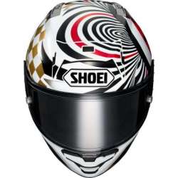 Casque intégral X-Spirit Pro Marquez Motegi 4 blanc-rouge